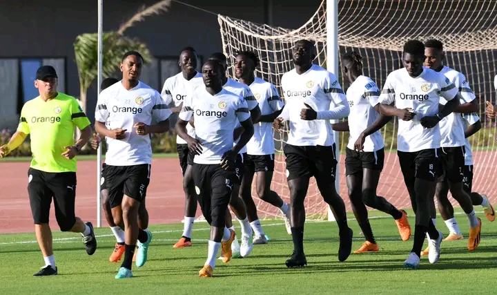 Lire la suite à propos de l’article Séance d’entrainement des lions du Sénégal en image