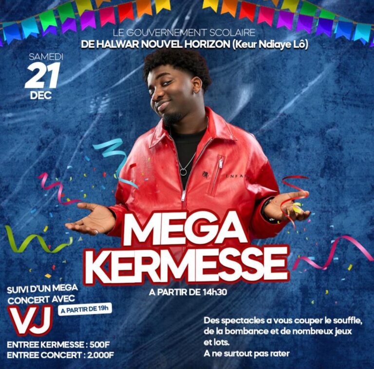 Lire la suite à propos de l’article MEGA KERMESSE À HALWAR NOUVEL HORIZON : Spectacles, Jeux et Concert à ne pas manquer !